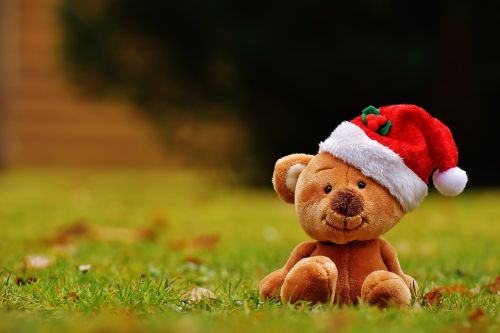 christmas teddy soft toy