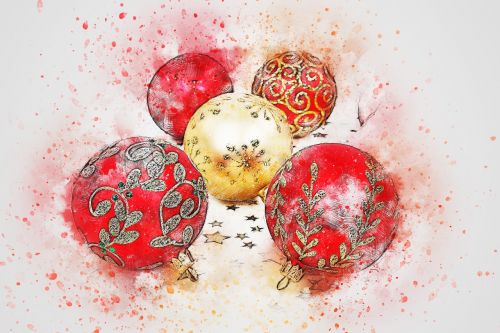 christmas balls art