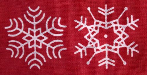 christmas snowflake design