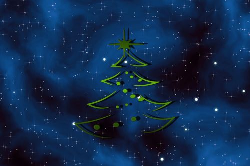 christmas christmas tree abstract