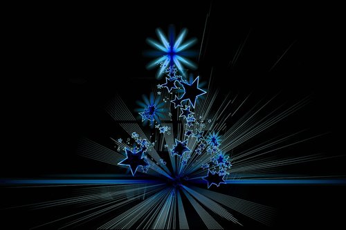 christmas  star  christmas tree