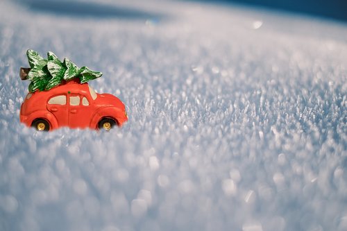 christmas  auto  winter