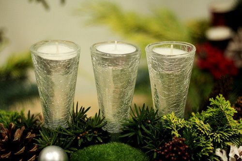 christmas  atmosphere  candles