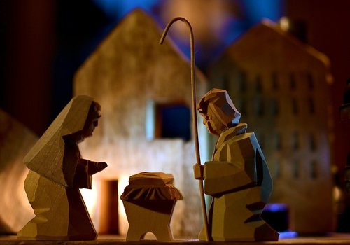 christmas  holy family  nativity scene