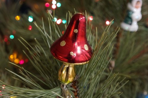 christmas  toy  mushroom