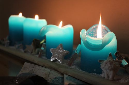 christmas advent wreath candles