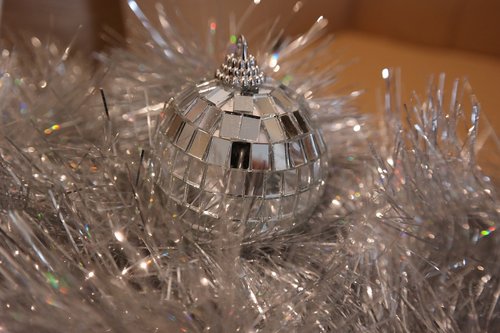 christmas ball  decoration  lights