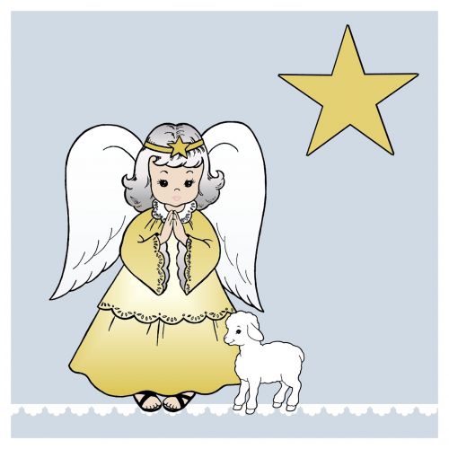 christmas card christmas angel