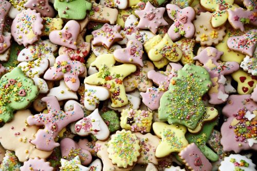 christmas cookies christmas biscuits colorful