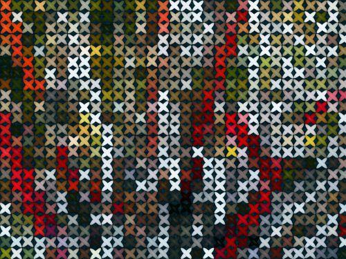 Christmas Cross Stitch Background