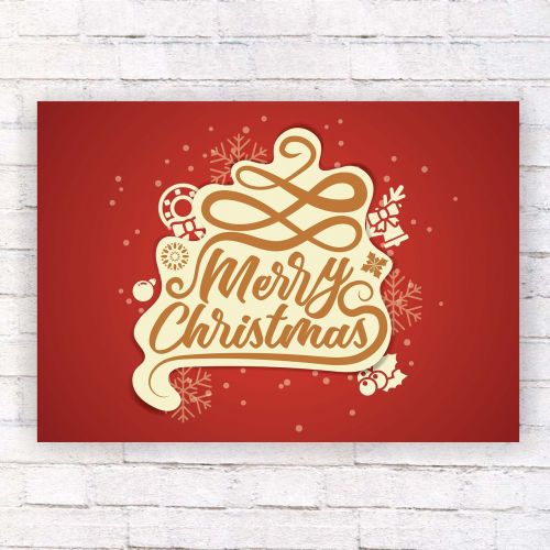 christmas day background vector