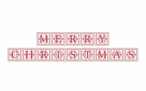 Christmas Font Decorative Greeting