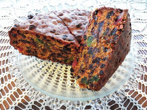 christmas fruit cake traditional nuts