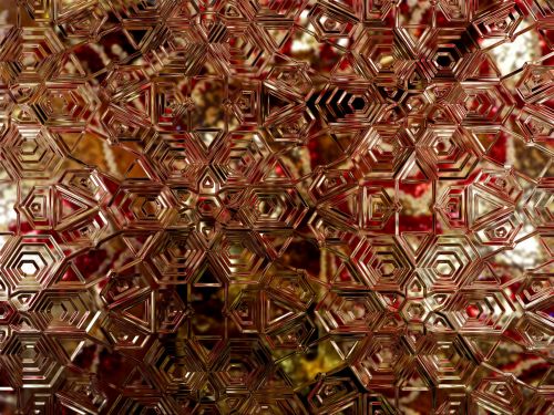 Christmas Glass Abstract Background