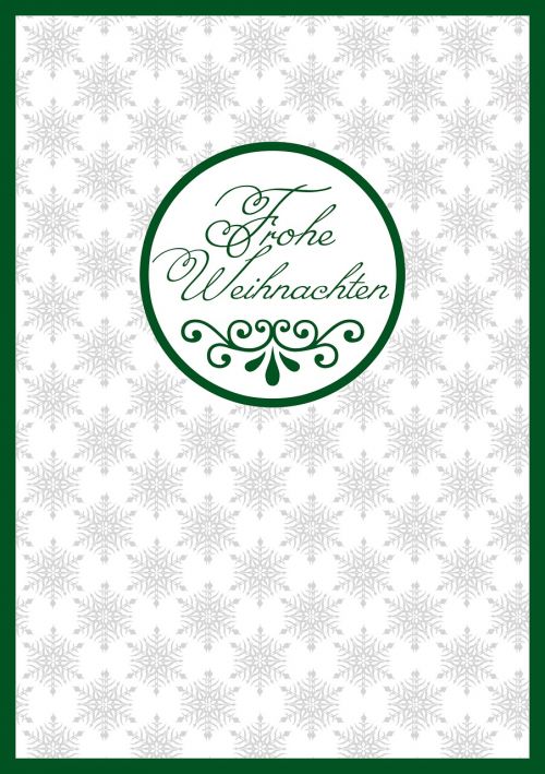 christmas greetings green christmas card