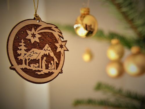 christmas ornaments crib christmas tree