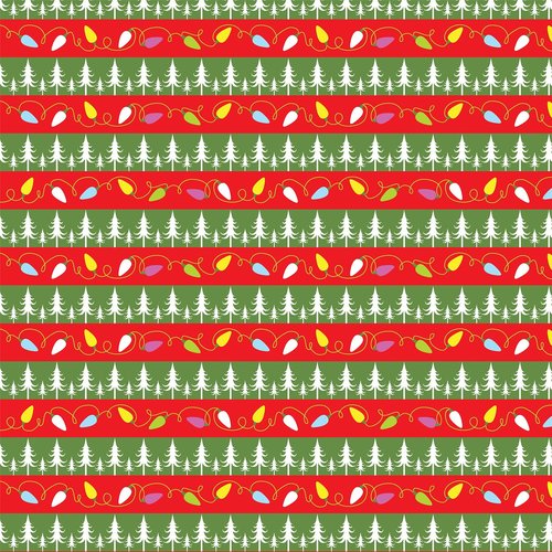 christmas papers  red and green  christmas trees