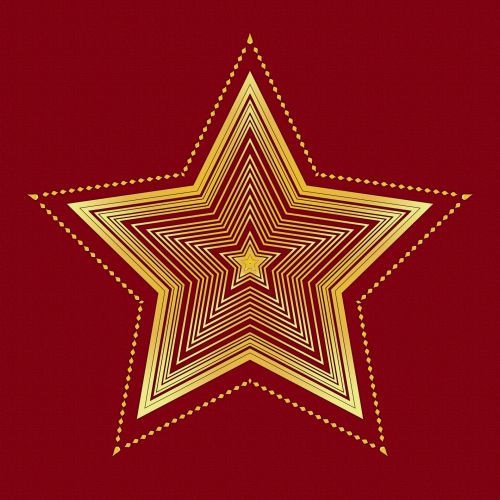 Christmas Star Pattern Background