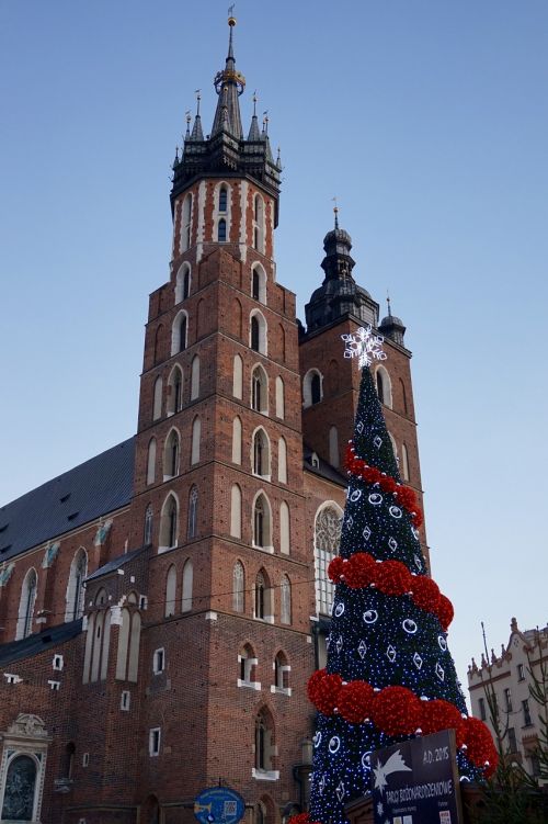 christmas tree kraków holidays