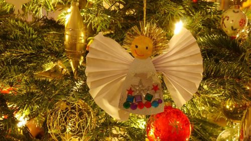 christmas tree christmas angel