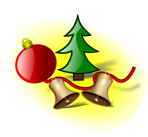 christmas tree bells christmas ball