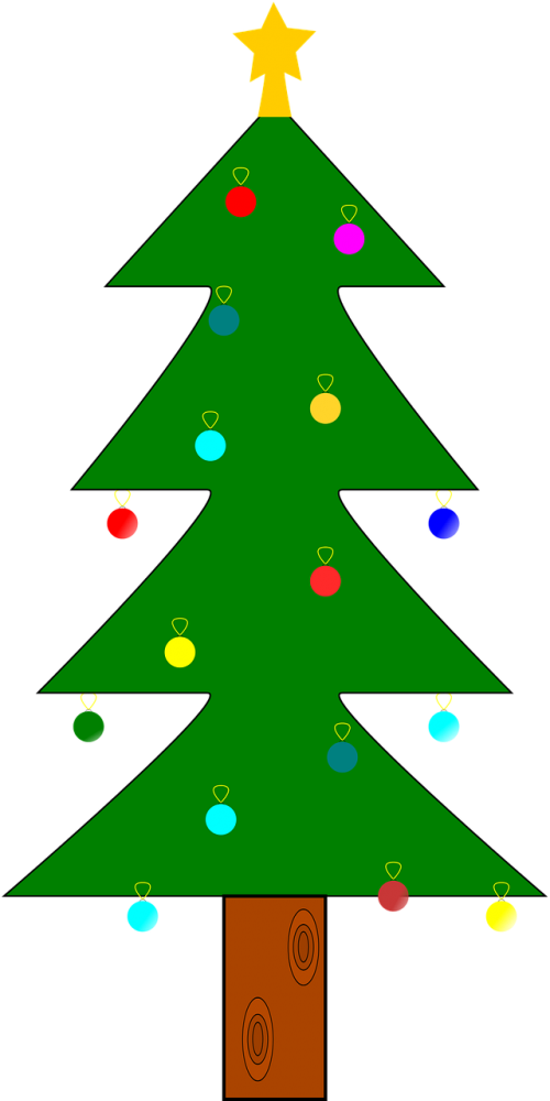christmas tree christmas ornament star