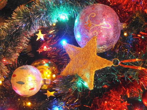 christmas tree christmas decorations star