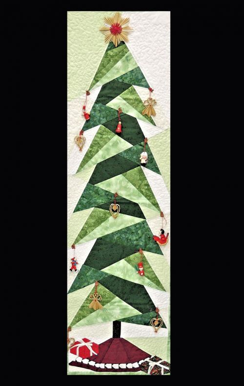 christmas tree craft fabric sewing