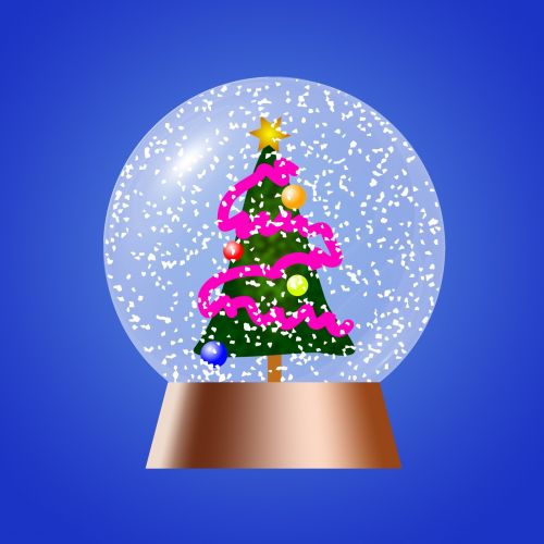 Christmas Tree Snow Globe