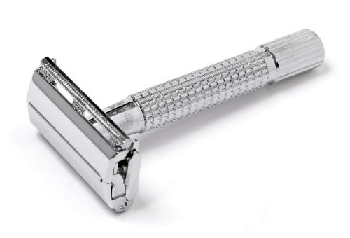 chrome safety razor