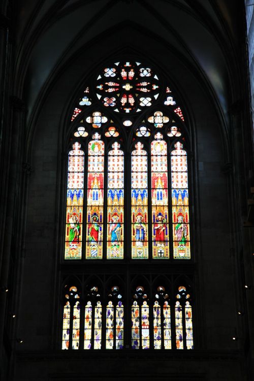 church mosaic window