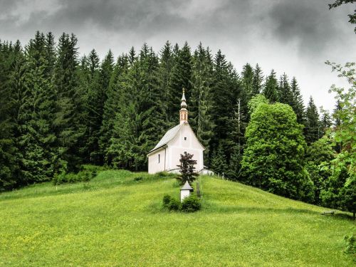 church landscape nature