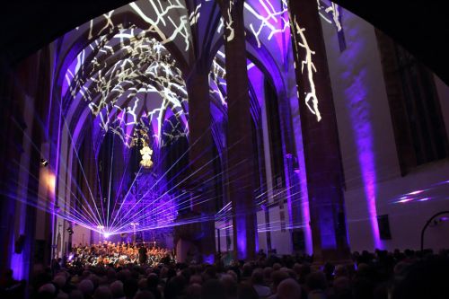 church concert laser