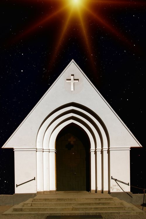 church goal door