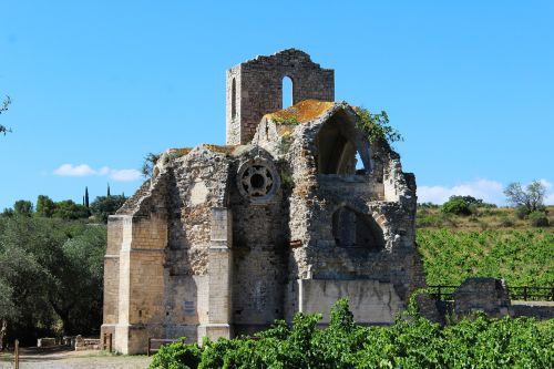 church cathar church ruin