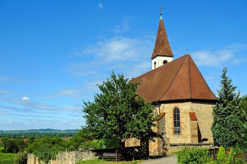 church mountain church landscape