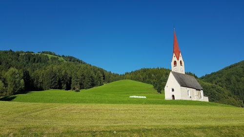 church landscape tyrol