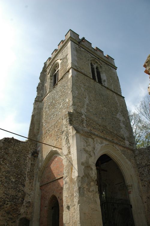 church building tower