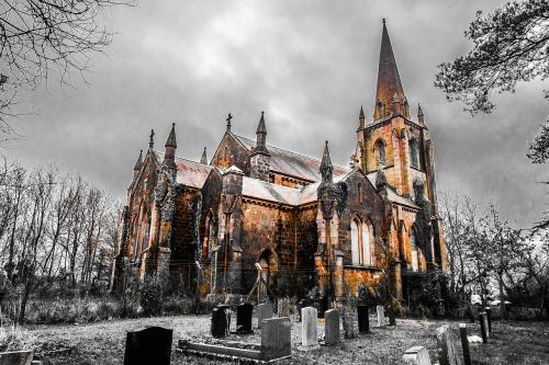 church abandoned dilapidated