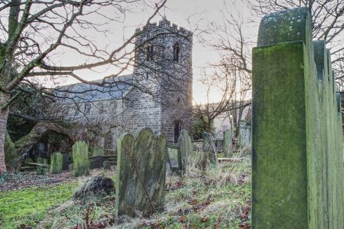 church graveyard headstone
