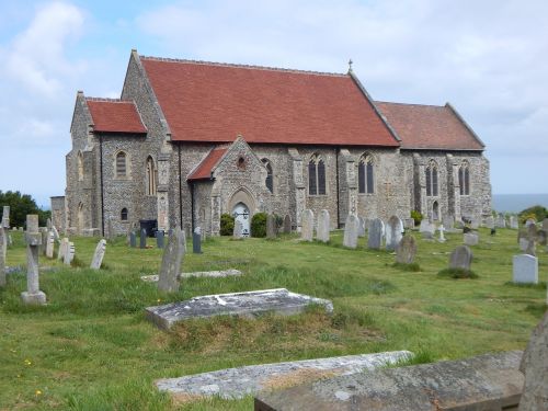 church building gravestones