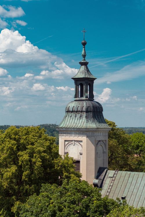 church tower sky