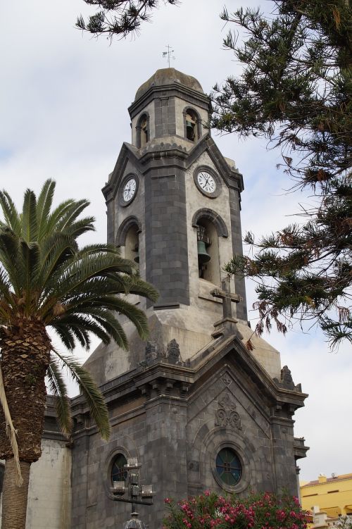 church steeple clock tower