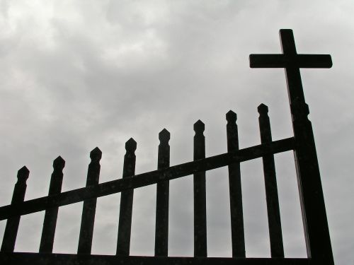 church cross entrance