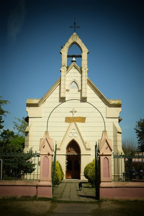 church old facade