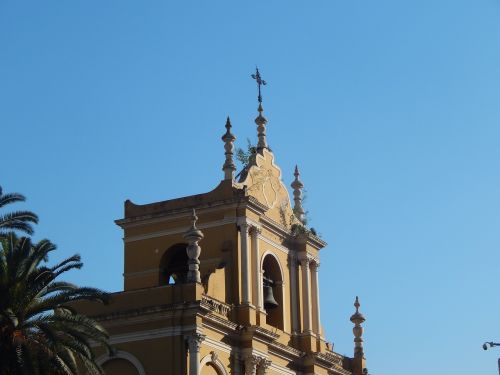 church old bell tower