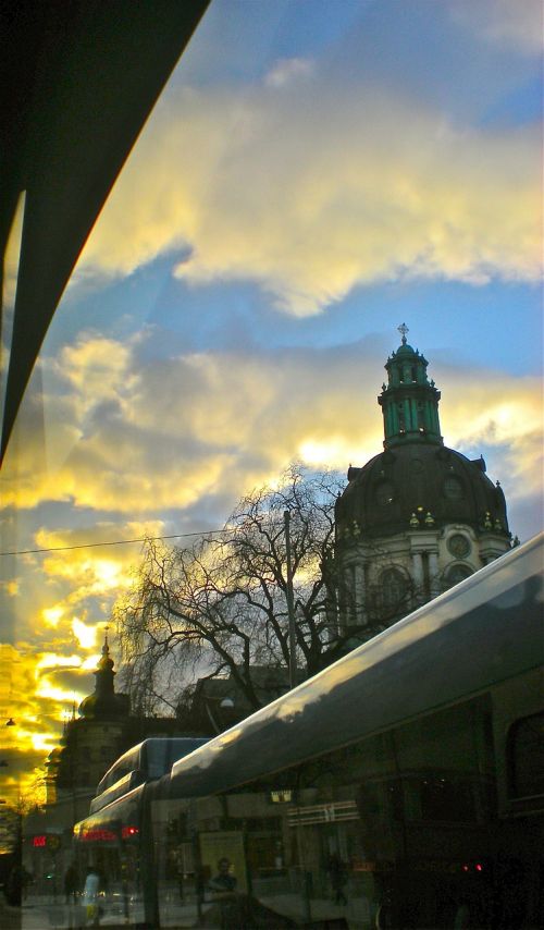 church odenplan sunset