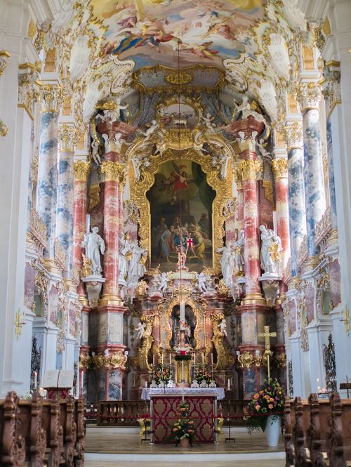 church pilgrimage church of wies altar