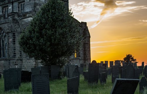 church  sunset  religion