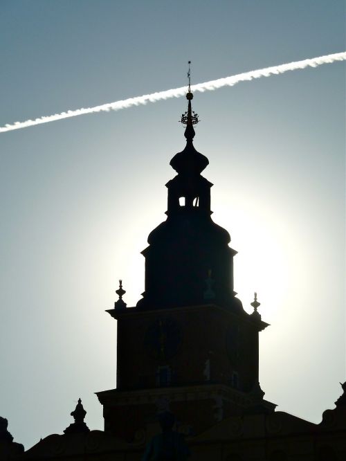 church krakow silhouette
